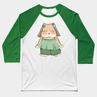 Rabbit Green Outfit _ Bunniesmee Baseball T-Shirt